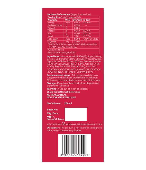 Elements Wellness Fe'aling Liquid (200ml) - Image 3