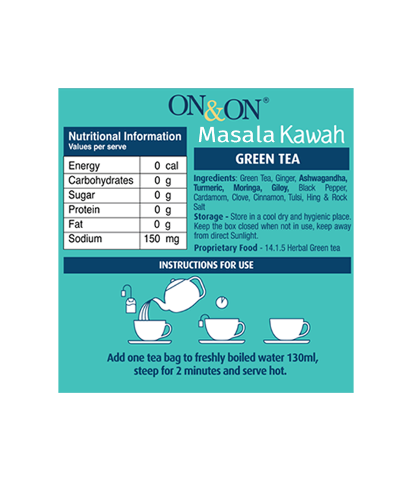 ON&ON Masala Kawah (10 Tea Bags) - Image 2