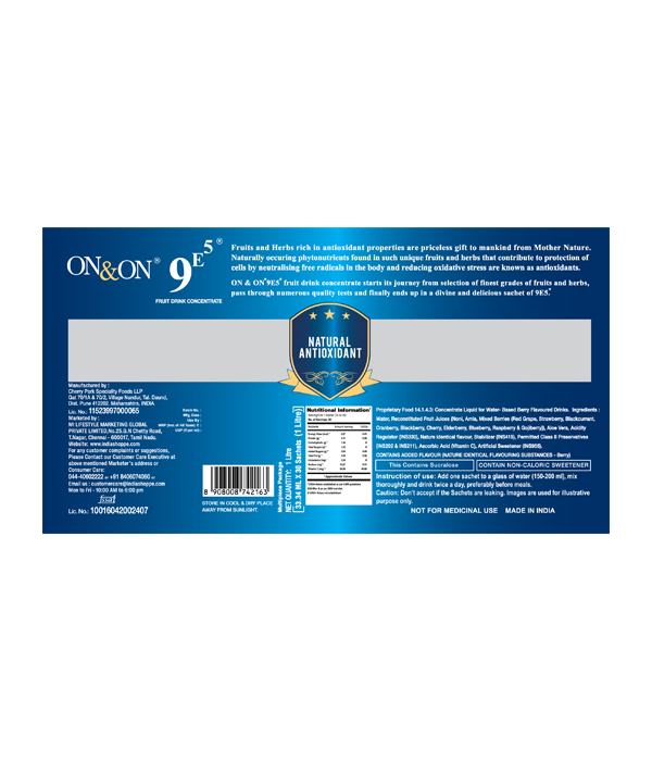 ON&ON 9E5 (30 Sachets) - Image 2