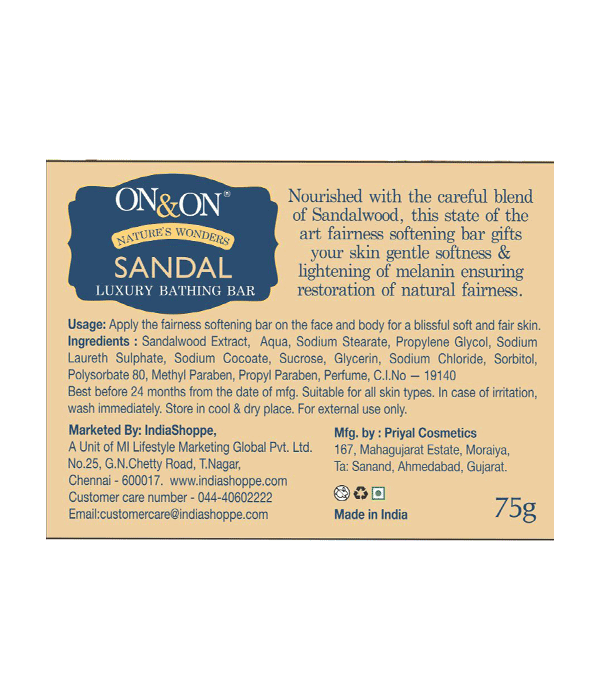 ON&ON Papaya Luxury Bathing Bar (75g) - Image 2