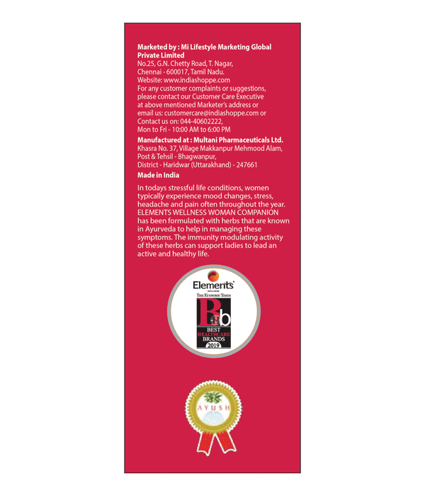 Elements Wellness Woman Companion (200ml) - Image 4