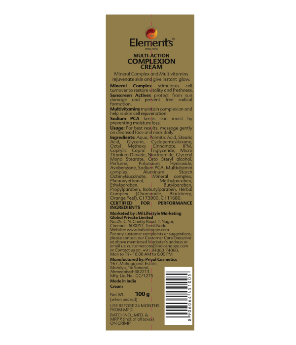Elements Wellness Multi-Action Complexion Cream (100g) - Image 2