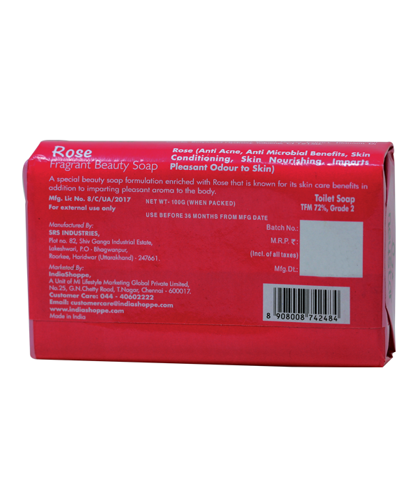 Neustar Rose Fragrant Beauty Soap (100g) - Image 2