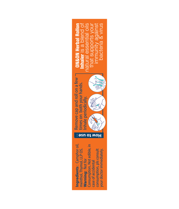 ON&ON Herbal Roll On Inhaler (8ml) - Image 2