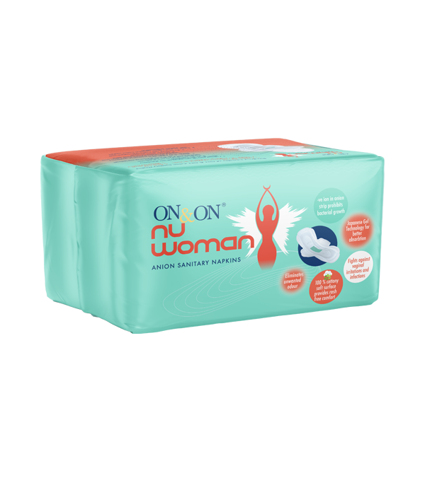 ON&ON Nu Woman Anion Sanitary Napkins (10 Pads) - Image 2