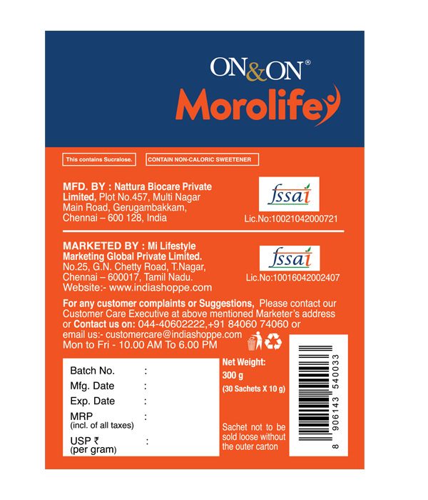 ON&ON Morolife (30 Sachets) - Image 3