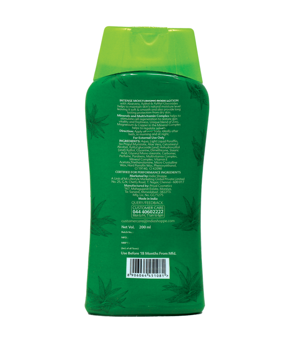 Elements Wellness Intense Moisturising Body Lotion (200ml) - Image 3