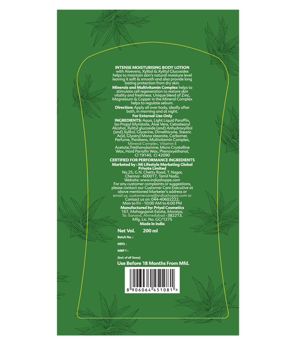 Elements Wellness Intense Moisturising Body Lotion (200ml) - Image 2